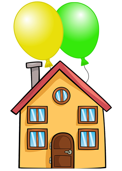 House with Balloons